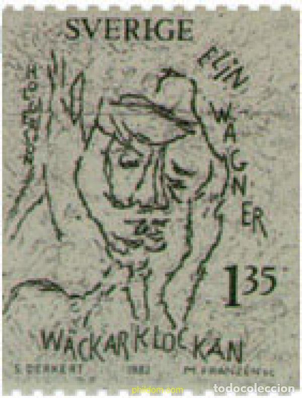 Sellos: 109920 MNH SUECIA 1982 CENTENARIO DEL NACIMIENTO DE ELIN WAGNER