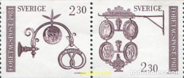 Sellos: 240000 MNH SUECIA 1981 INSIGNIAS DE ARTESANOS