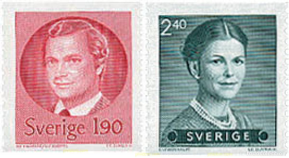 Timbres: 110101 MNH SUECIA 1984 REY CARLOS XVI GUSTAVO Y LA REINA SILVIA