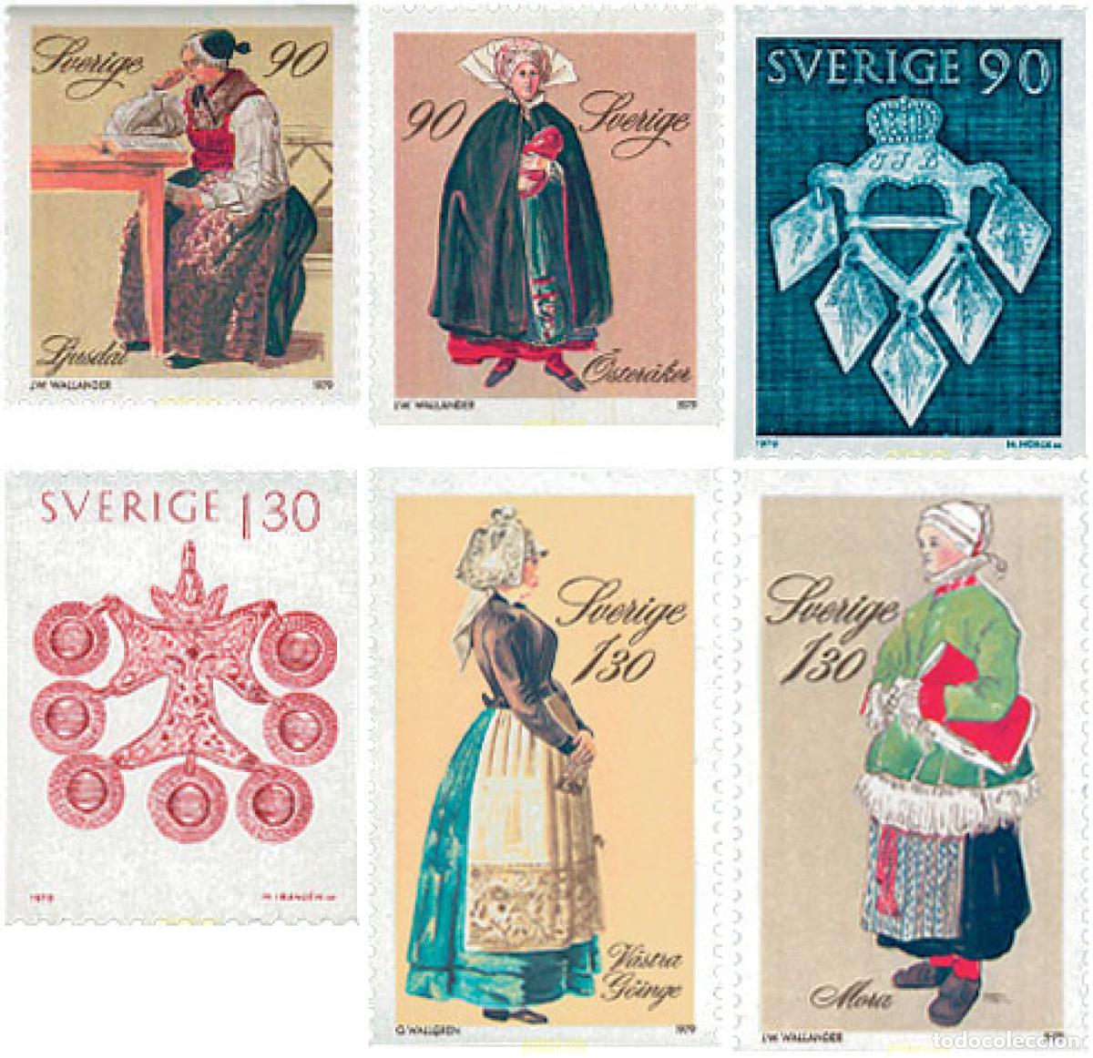 Sellos: 109783 MNH SUECIA 1979 NAVIDAD. JOYAS Y COSTUMBRES FOLCLORICAS SUECA