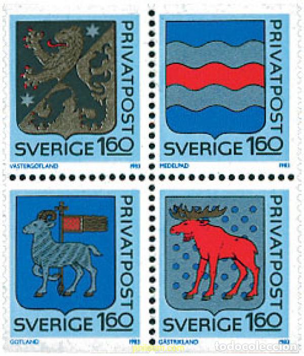 Sellos: 109946 MNH SUECIA 1983 SELLOS DE DESCUENTO