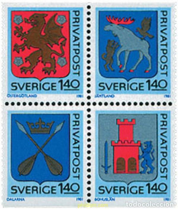Sellos: 109870 MNH SUECIA 1981 SELLOS DE DESCUENTO