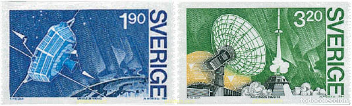 Sellos: 110140 MNH SUECIA 1984 PROYECTO DEL SATELITE VIKING