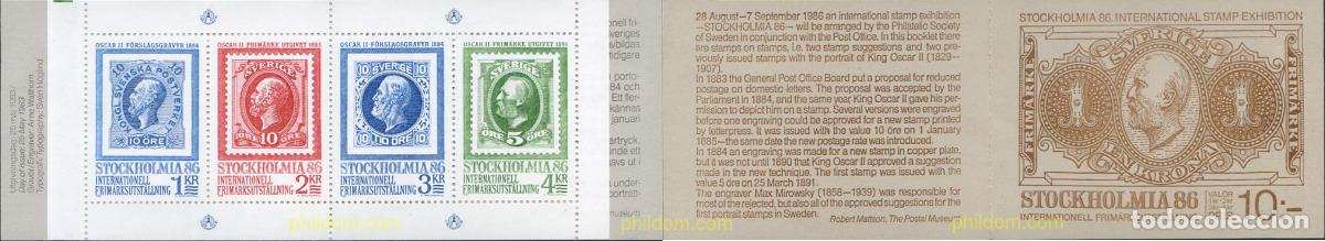 Sellos: 109948 MNH SUECIA 1983 STOCKHOLMIA 86. EXPOSICION FILATELICA INTERNACIONAL