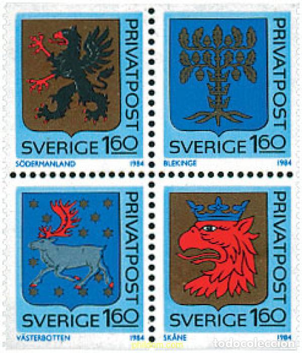 Sellos: 110104 MNH SUECIA 1984 SELLOS DE DESCUENTO