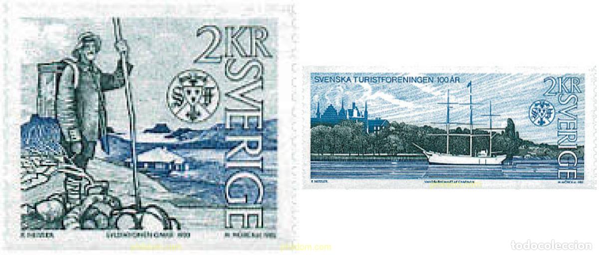 Stamps: 111798 MNH SUECIA 1985 CENTENARIO DE LA FEDERACION SUECA DE TURISMO