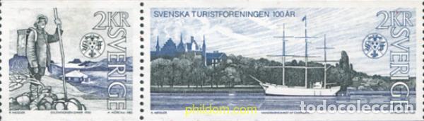Stamps: 363959 MNH SUECIA 1985 CENTENARIO DE LA FEDERACION SUECA DE TURISMO