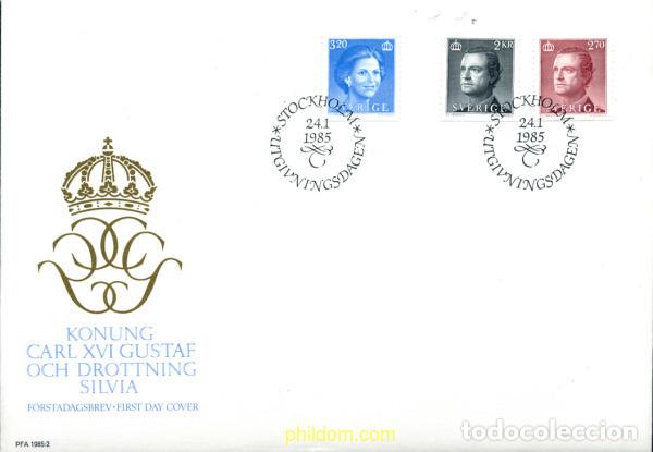 Stamps: 244526 MNH SUECIA 1985 REY CARLOS XVI GUSTAVO Y LA REINA SILVIA