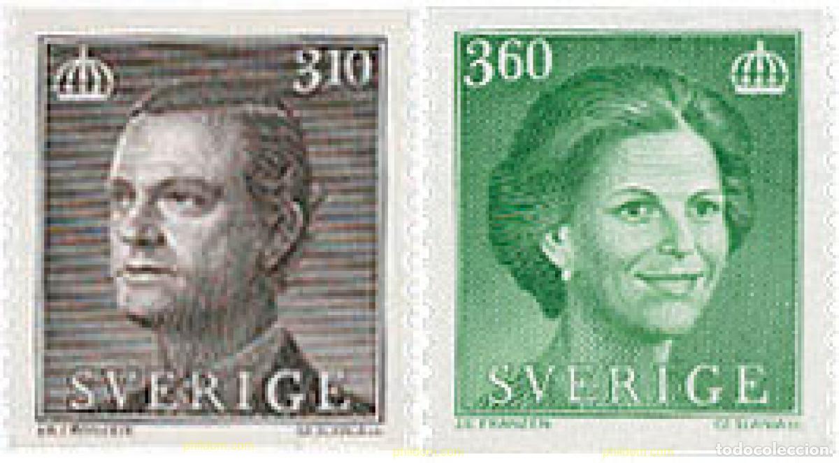 Stamps: 112263 MNH SUECIA 1987 REY CARLOS XVI GUSTAVO Y LA REINA SILVIA