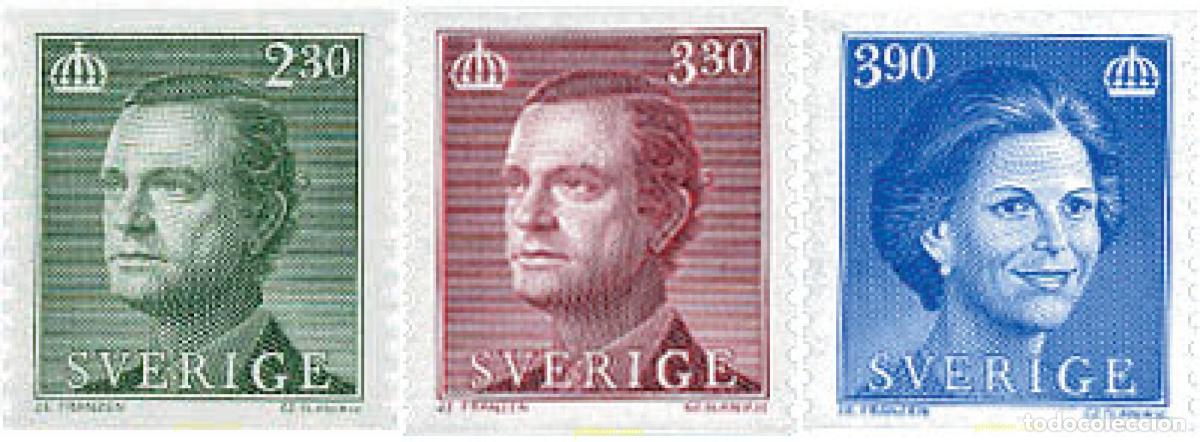 Sellos: 112617 MNH SUECIA 1989 REY CARLOS XVI GUSTAVO Y LA REINA SILVIA