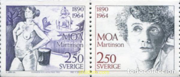 Sellos: 363997 MNH SUECIA 1990 CENTENARIO DEL NACIMIENTO DE MOA MARTINSONS