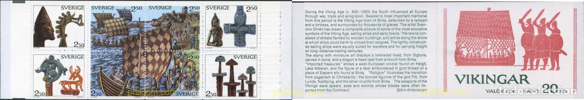 Sellos: 112654 MNH SUECIA 1990 LOS VIKINGOS