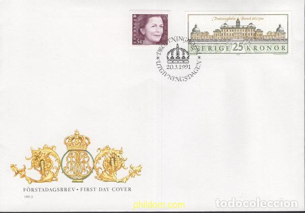 Sellos: 436315 MNH SUECIA 1991 PALACIOS DE SUECIA