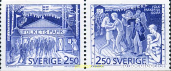Sellos: 364009 MNH SUECIA 1991 CENTENARIO DE PARQUES DE ATRACCIONES