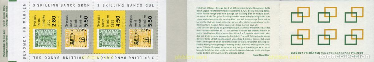 Francobolli: 112949 MNH SUECIA 1992 A&Ntilde;O INTERNACIONAL DE LOS SELLOS POSTALES