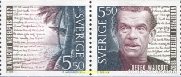 Francobolli: 132617 MNH SUECIA 1992 HOMENAJE A DEREK WALCOTT