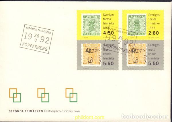 Francobolli: 544463 MNH SUECIA 1992 A&Ntilde;O INTERNACIONAL DE LOS SELLOS POSTALES