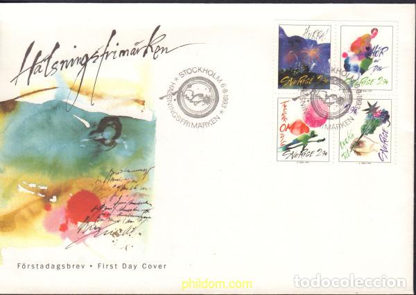 Sellos: 544466 MNH SUECIA 1993 SELLOS DE BUENOS DESEOS