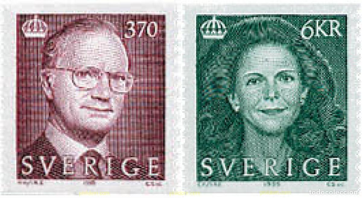Sellos: 113605 MNH SUECIA 1995 REY CARLOS XVI GUSTAVO Y LA REINA SILVIA