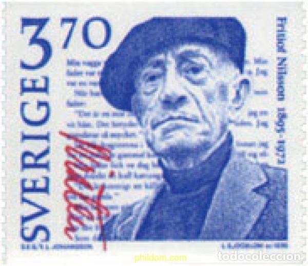 Sellos: 113662 MNH SUECIA 1995 CENTENARIO DEL NACIMIENTO DE FRITIOF NILSSON