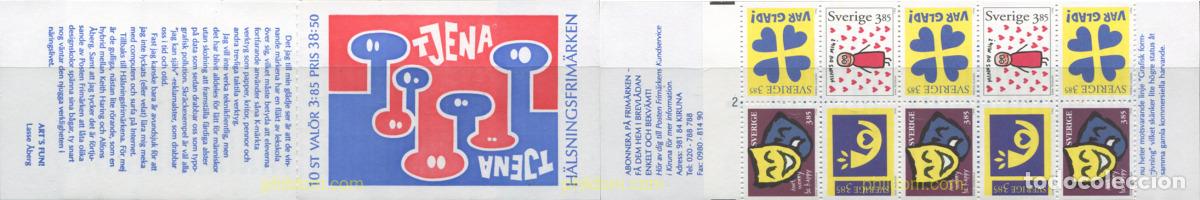 Sellos: 113764 MNH SUECIA 1996 SELLOS CON MENSAJE