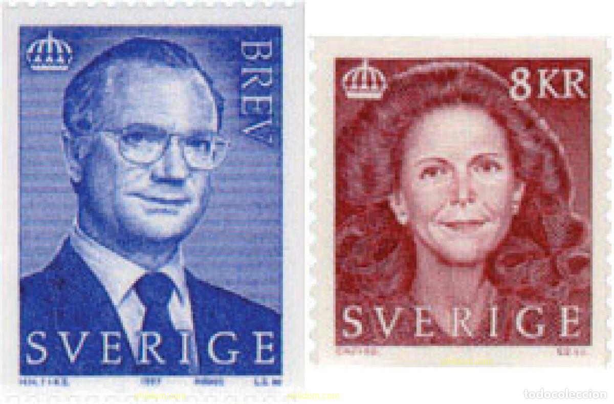 Sellos: 113868 MNH SUECIA 1997 REY CARLOS XVI GUSTAVO Y LA REINA SILVIA