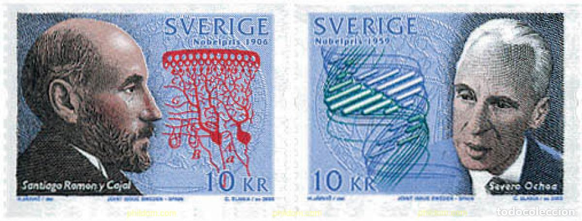 Sellos: 119363 MNH SUECIA 2003 PREMIOS NOBEL