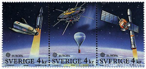 Sellos: 105906 MNH SUECIA 1991 EUROPA CEPT. TELECOMUNICACIONES