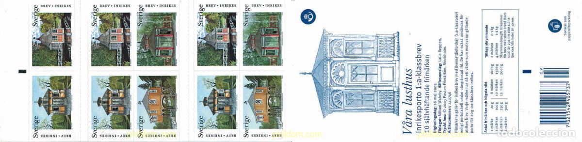 Sellos: 124994 MNH SUECIA 2003 BELVEDERES SUECOS