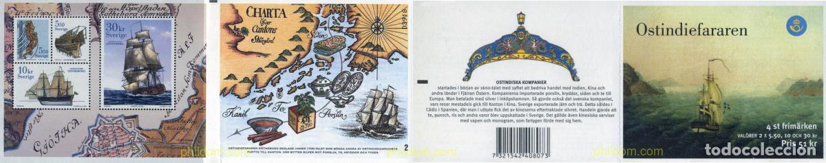 Sellos: 133216 MNH SUECIA 2003 EL OSTINDIEFARAREN GOTHEBORG