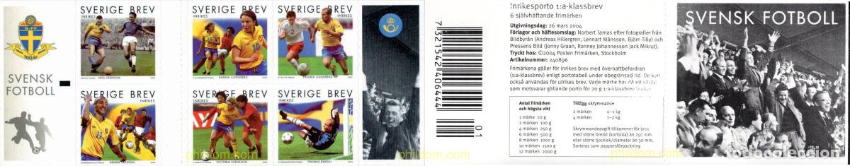 Sellos: 142069 MNH SUECIA 2004 CENTENARIO DE LA ASOCIACION SUECA DE FUTBOL