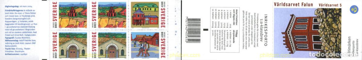 Sellos: 142071 MNH SUECIA 2004 PATRIMONIO MUNDIAL