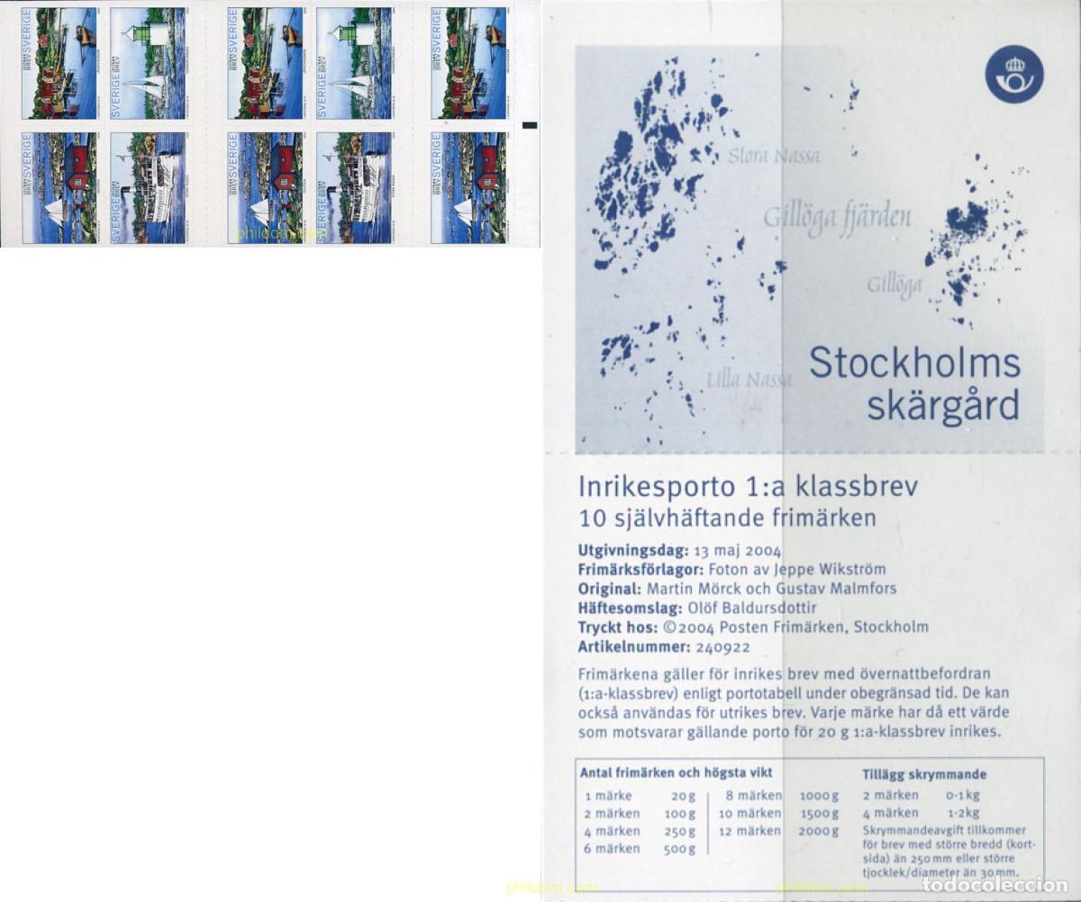 Sellos: 149117 MNH SUECIA 2004 TURISMO