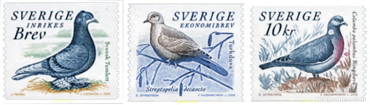 Sellos: 153508 MNH SUECIA 2004 PALOMAS