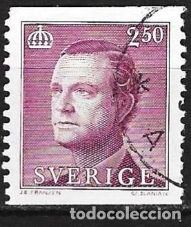 Sellos: Suecia 1990 - Mi 1587 - YT 1564 - Rey Carlos XVI Gustavo