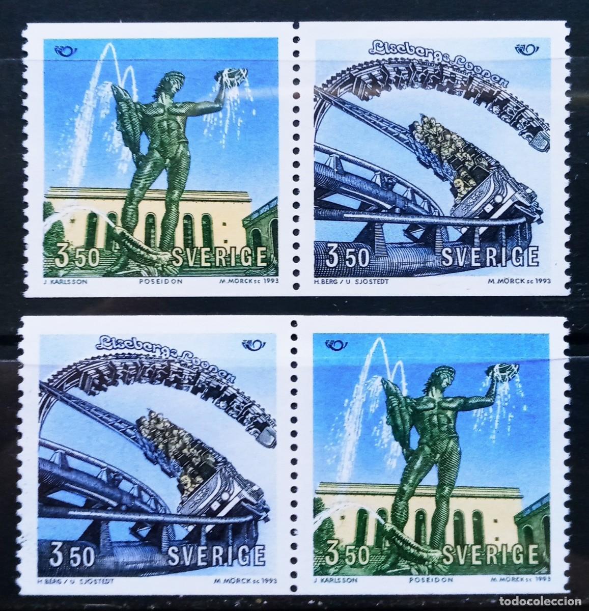 Sellos: SUECIA - IVERT 1754/55 NUEVO ** TURISMO DE LOS PAISES NORDICOS VISITA A G&Ouml;TEBORG A&Ntilde;O 1993