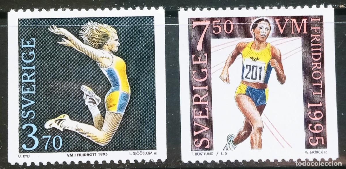 Sellos: SUECIA - IVERT 1684+1876 NUEVOS ** DEPORTES CAMPEONATO DEL MUNDO ATLETISMO EN GOTEBORG
