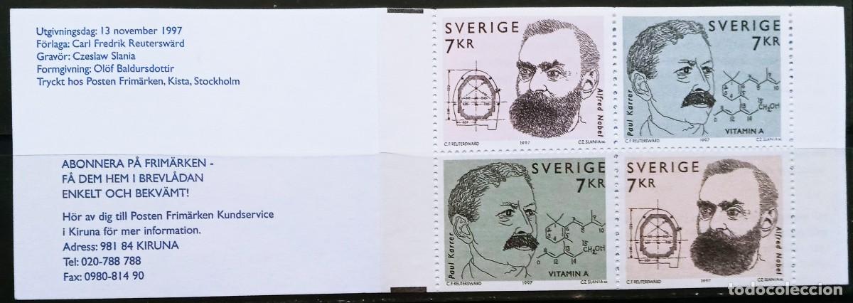 Sellos: SUECIA - IVERT 2007/08 CARNET C2007 NUEVOS ** PREMIOS NOBEL A&Ntilde;O 1977