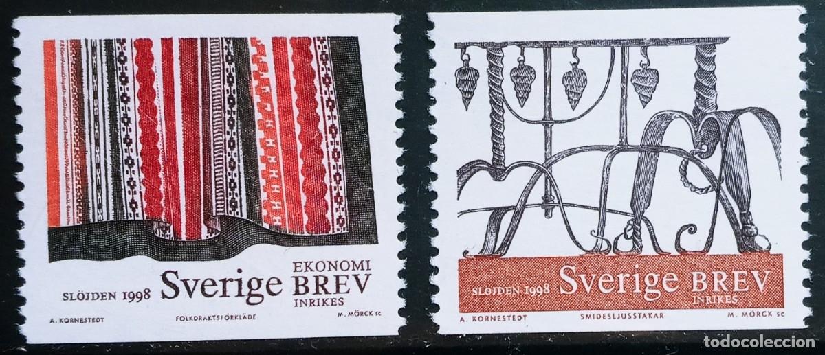 Sellos: SUECIA - IVERT 2025/27 CARNET C2021 NUEVOS ** ARTESANIA SUECAS A&Ntilde;O 1998