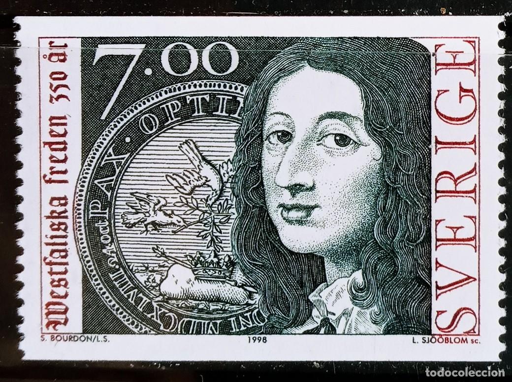 Sellos: SUECIA - IVERT 2031 NUEVOS ** 350&ordm; ANIV. DEL TRATADO DE WESTPHALIE A&Ntilde;O 1998