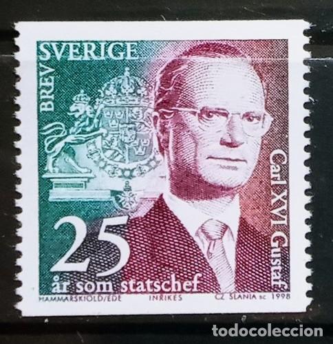 Sellos: SUECIA - IVERT 2045 NUEVOS ** BASICA REY CARLOS GUSTAVO XVI A&Ntilde;O 1998