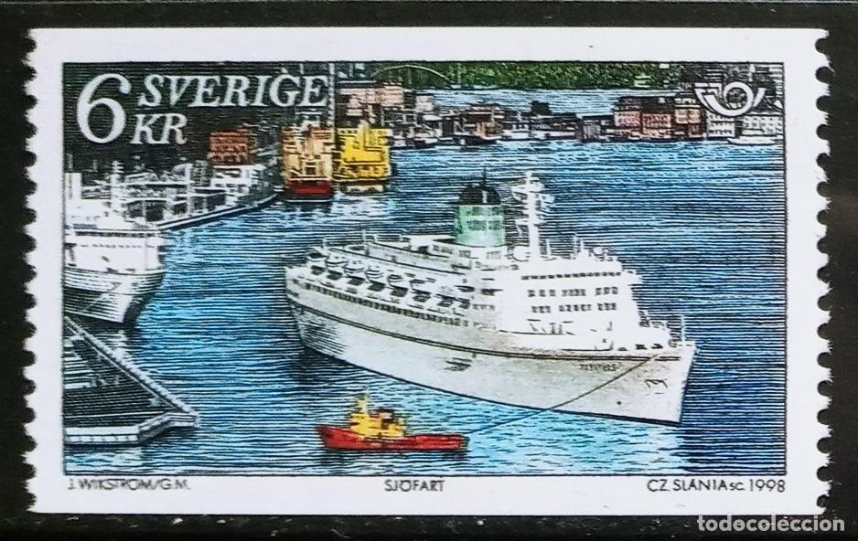 Sellos: SUECIA - IVERT 2040 NUEVOS ** NORDEN 1998 NAVEGACION MARITIMA A&Ntilde;O 1998