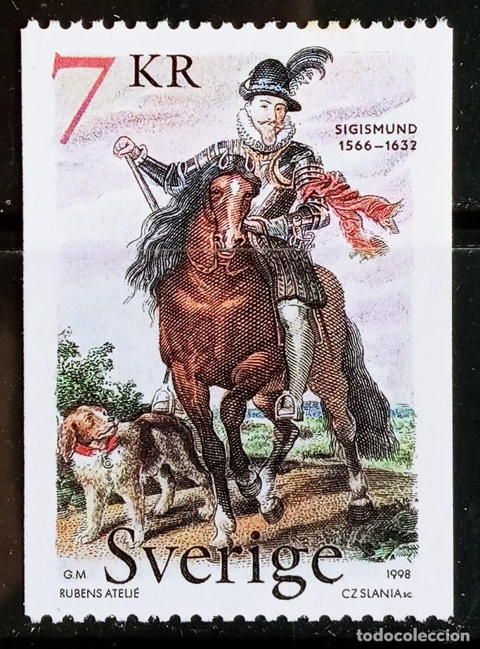 Sellos: SUECIA - IVERT 2063 NUEVOS ** SEGISMUNDO III WASA REY DE SUECIA Y POLONIA A&Ntilde;O 1998