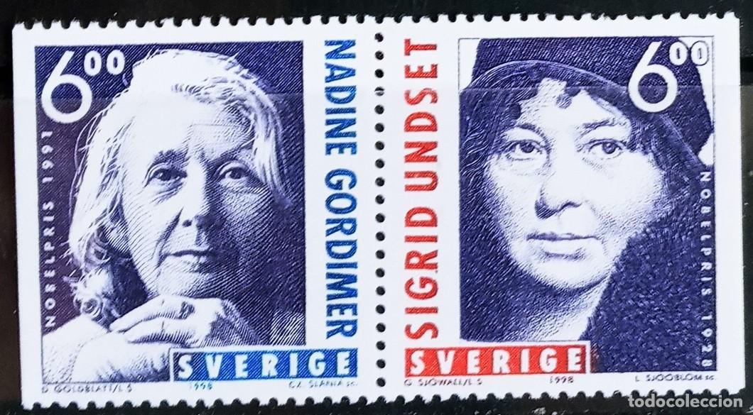 Sellos: SUECIA - IVERT 2064/65 NUEVOS ** PREMIOS NOBEL DE LITERATURA A&Ntilde;O 1998