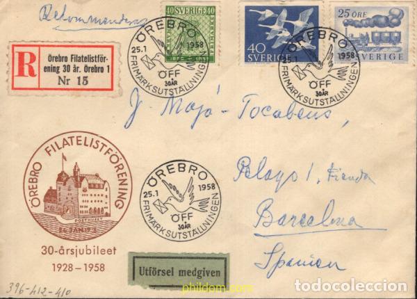 Sellos: 717333 MNH SUECIA 1958 OREBRO