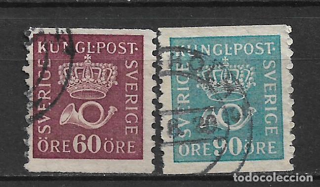 Sellos: suecia 1920-34 lote 2 sellos usado - 17/25