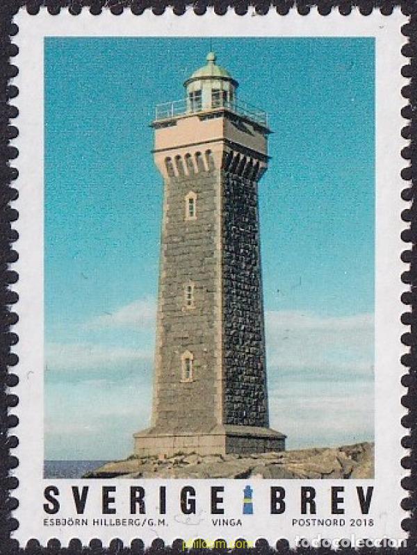 Sellos: 607738 MNH SUECIA 2018 FAROS