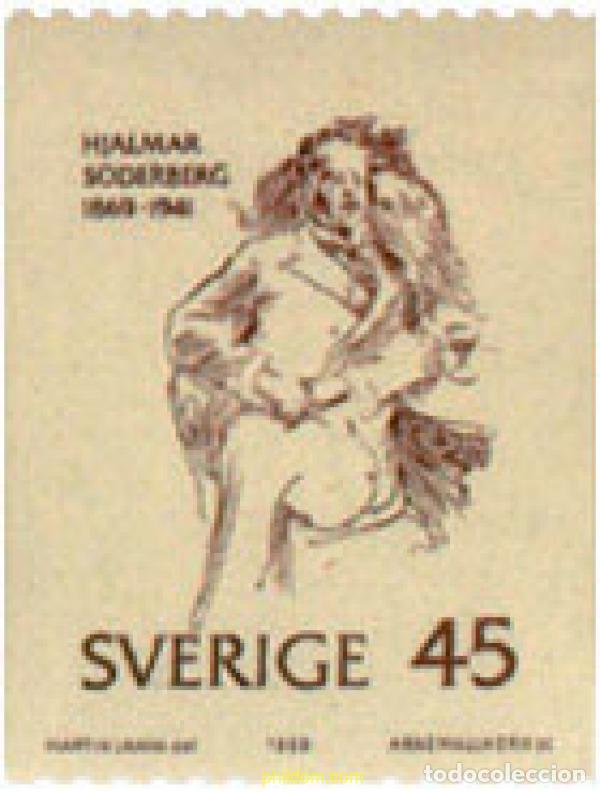 Sellos: 108446 MNH SUECIA 1969 CENTENARIO DEL NACIMIENTO DE HJALMAR SUDERBERG