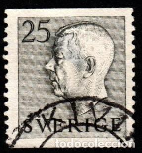 Sellos: Suecia. Rey Gustavo VI. 1951-52. YT-359 usado