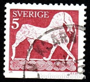 Sellos: Suecia. Mensajero. 1973 YT-778 usado